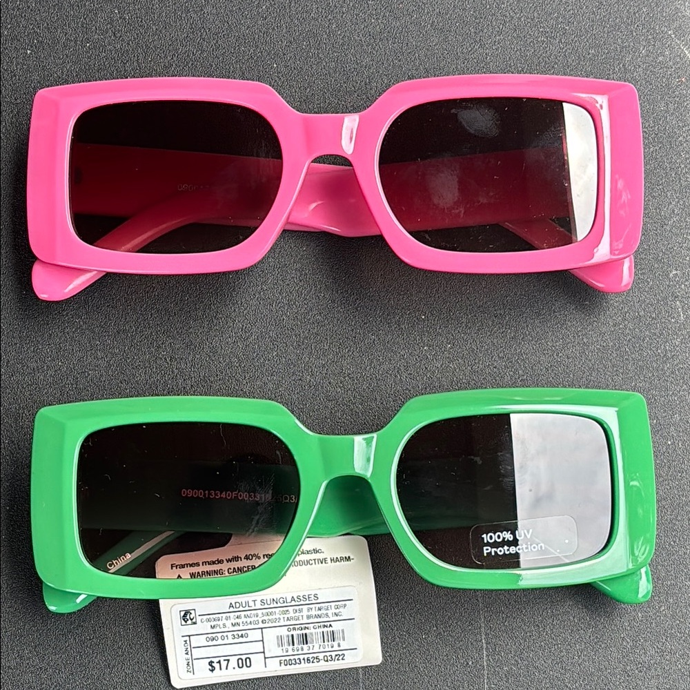 Statement Green and Pink Sunglass Bundle